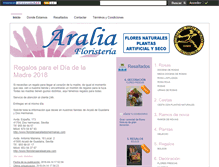 Tablet Screenshot of floristeriaaraliaalcala.com